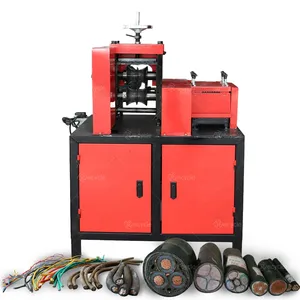 Garantía de 12 meses Soporte técnico Máquina de reciclaje de alambre de cobre Pelacables de piel de plástico de cobre