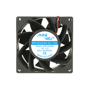 Moteur à courant continu sans balais à bruit silencieux sur pied 8038 80x80x38 ventilateur de refroidissement d'équipement médical axial 12v pour ventilateurs de purificateur d'air - Product Image 1