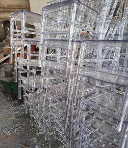 Sillas de Acrílico Transparente para Bodas y Banquetes, Tipo Chiavari, de Resina Plástica, Usadas, de <span class=keywords><strong>Alquiler</strong></span>, Baratas, al por Mayor - Product Image 4