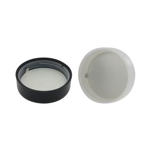 2-5oz Matte hitam grosir ukuran khusus Logo HDPE pil plastik PET kapsul Jar rami wadah kemasan CRC tutup bulat stoples hewan peliharaan - Product Image 5
