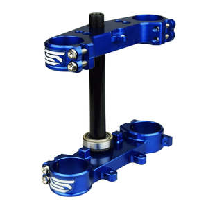 Cicatrice per piastra sterzo blu materiale in alluminio e PC per Yamaha YZ 65 18-25 - Product Image 1