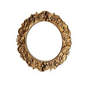 Luxury <b>Gold</b> Modern Round Iron <b>Frame</b> Wall <b>Mirror</b> Decor for Home Living Room Bedroom Bathroom with Customizable Size - Product Image 1