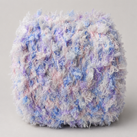 Tuyi Polyester Knitted and Woven Standard Uniformity Hand Knitting Space Dyed Fishtail Fancy Knot Yarn Nm 2.2