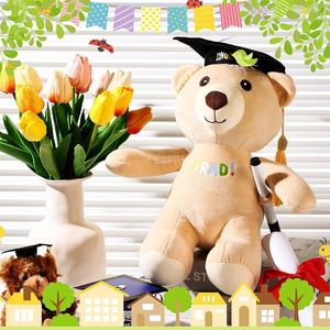 Ours en peluche personnalisé de haute qualité de 11 pouces avec stylo pour autographie, Cadeau de remise de diplôme pour la promotion 2026, Ours signature pour félicitations de diplômé - Product Image 2