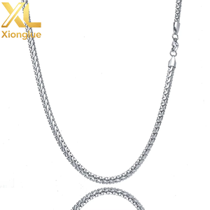 Inspire Jewelry Collar de Cadena de Espiga de Acero Inoxidable Chapado en Oro de 18K con Circonita Natural Engastada en Garra, Venta al por Mayor de Fábrica, Altamente Pulido - Product Image 6