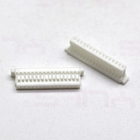 Personnaliser 1.0mm hauteur de pas 5.00mm Positions 02P-20P boîtier à sertir terminal en-tête simple rangée Pcb Rgb Led Smt connecteur