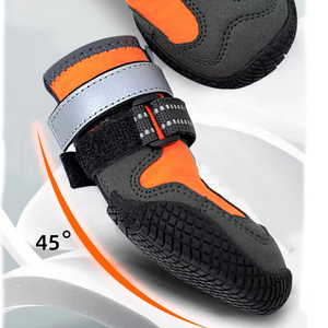 Botas Transpirables para Perros, Impermeables, Antideslizantes, Resistentes al Desgaste, con Correas Reflectantes - Product Image 4