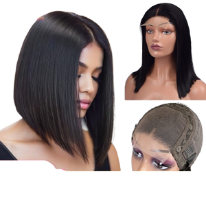 Parrucca reale transfrontaliera all'ingrosso parrucca in pizzo a doppio disegnato <span class=keywords><strong>capelli</strong></span> umani copricapo femminile <span class=keywords><strong>capelli</strong></span> corti - Product Image 1