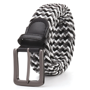 Bán Buôn Tùy Chỉnh Unisex Dệt Đàn Hồi Căng Vành Đai Người Đàn Ông Vải Căng Bện Đàn Hồi Vành Đai Bện Vải Đàn Hồi Vành Đai - Product Image 2