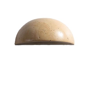 Lampe murale en travertin jaune 15x7cm, éclairage haut et bas, style Wabi Sabi rétro, décoration intérieure - Product Image 5
