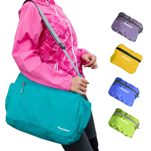 Bolso Bandolera Ligero de Moda para Mujer, Bolso de Mensajero Plegable con Logotipo Personalizado para Viajes, Deportes y Senderismo - Product Image 1
