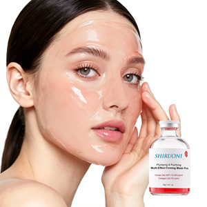 Masque peel-off au collagène de style coréen pour le rajeunissement de la peau, l'hydratation, le raffermissement et la réparation nocturne - Product Image 1