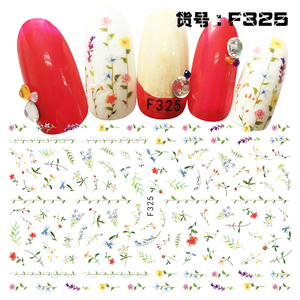 Promocional hermosa <span class=keywords><strong>flor</strong></span> de alta calidad DIY gel de esmalte de uñas de arte pegatinas de calcomanías - Product Image 2
