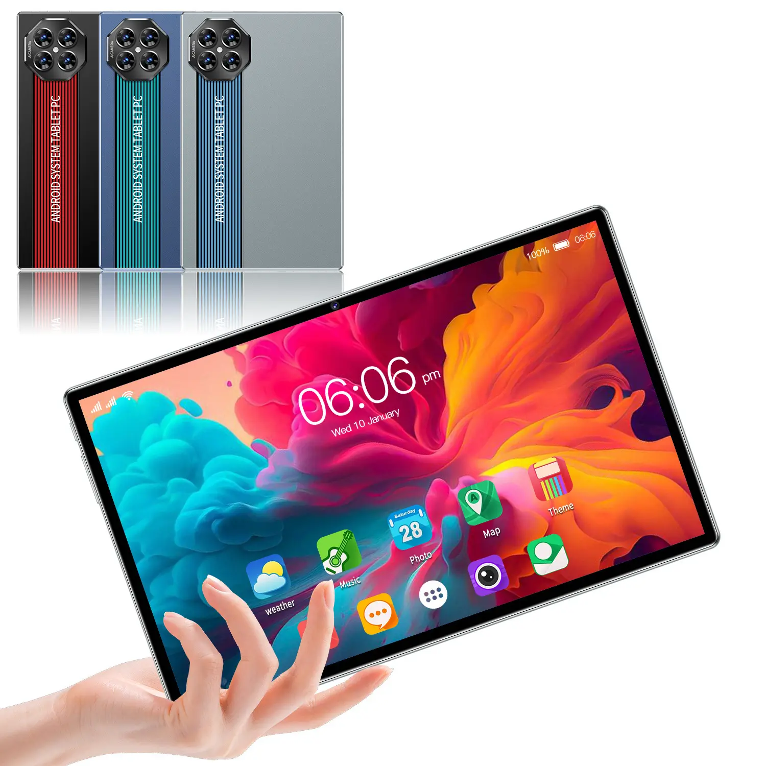 10.1 pollici Android Tablet GPS chiamata Octa-Core 8gb ram 256gb rom 4g 5G tablet wi-fi per adulti