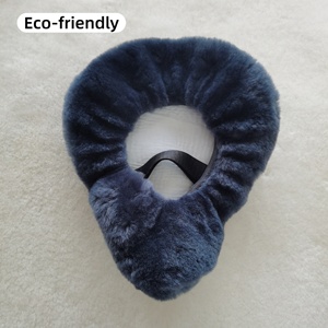 Sample Support Eco-Friendly Sheepskin Pelt Bicycle <strong>Seat</strong> Cover Portable Adjustable Universal Fit Modern Design Bicycle <strong>Seat</strong> Cover - Product Image 1