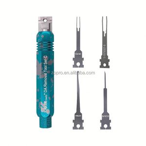 เครื่องมือถอดขั้วต่อปลั๊กไฟ สายไฟ และขั้วต่อสายไฟ พร้อมเข็มดึงสายไฟและอุปกรณ์ถอดพิน - Product Image 1