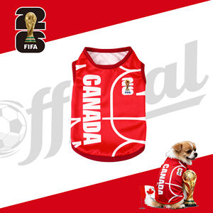 Ropa para Mascotas con Licencia Oficial de la Copa Mundial de la FIFA, Ropa para Perros, Ropa para Perros Ultraligera de Lujo, Camisetas de Equipos de Fútbol de Múltiples Países - Product Image 3