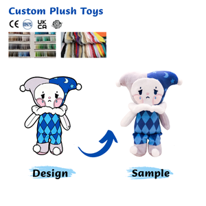 친환경 맞춤형 디자인 봉제 장난감 개인화 된 결혼 선물 봉제 제조 업체 개인화 된 봉제 장난감 Oem 봉제 인형 - Product Image 1