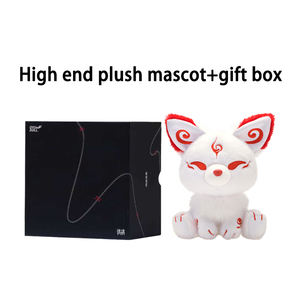 OUYU <span class=keywords><strong>Serie</strong></span> de Mitología China, Lindo Zorro de Peluche Suave, Regalo Creativo, Decoración del Hogar, Juguete de Peluche de Zorro Blanco de Dibujos Animados - Product Image 1