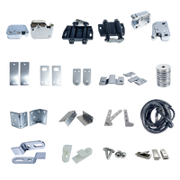 Charnières flexibles dissimulées en aluminium, économie d'énergie, anti-corrosion, pour l'entretien, accessoires de porte, utilisation hospitalière, installation
