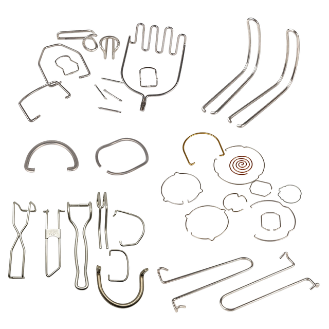 Low Price Wire Forming Parts Small Steel Hooks Clips Springs High Strength Micro Precision Wire Forming Springs