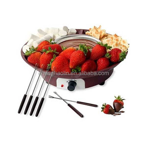 Kit de <span class=keywords><strong>fondue</strong></span> au chocolat détachable avec contrôle de température pour fêtes à domicile, ensemble de pot à <span class=keywords><strong>fondue</strong></span> électrique, machine à fontaine à chocolat, <span class=keywords><strong>tour</strong></span> de fusion - Product Image 6