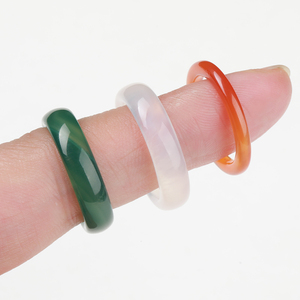 JD GEMS Großhandel Natürliche Achat-Ringe Hochwertige Edelsteinringe Ideal für Frauen und Männer zum Täglichen Tragen - Product Image 4