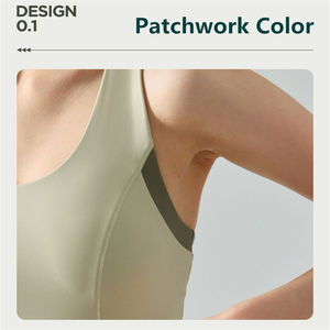 YISHENHON Fashion Outdoor Sports Adjustable Buckle Workout Women Push up <strong>Busty</strong> Yoga Custom Underwear Shockproof Gym Padded <strong>Bra</strong> - Product Image 3