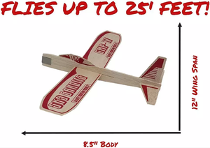 Hot 100% Hecho a mano <span class=keywords><strong>Balsa</strong></span> <span class=keywords><strong>Wood</strong></span> Gliders Juguetes Modelo de madera Kits de avión para niños - Product Image 2