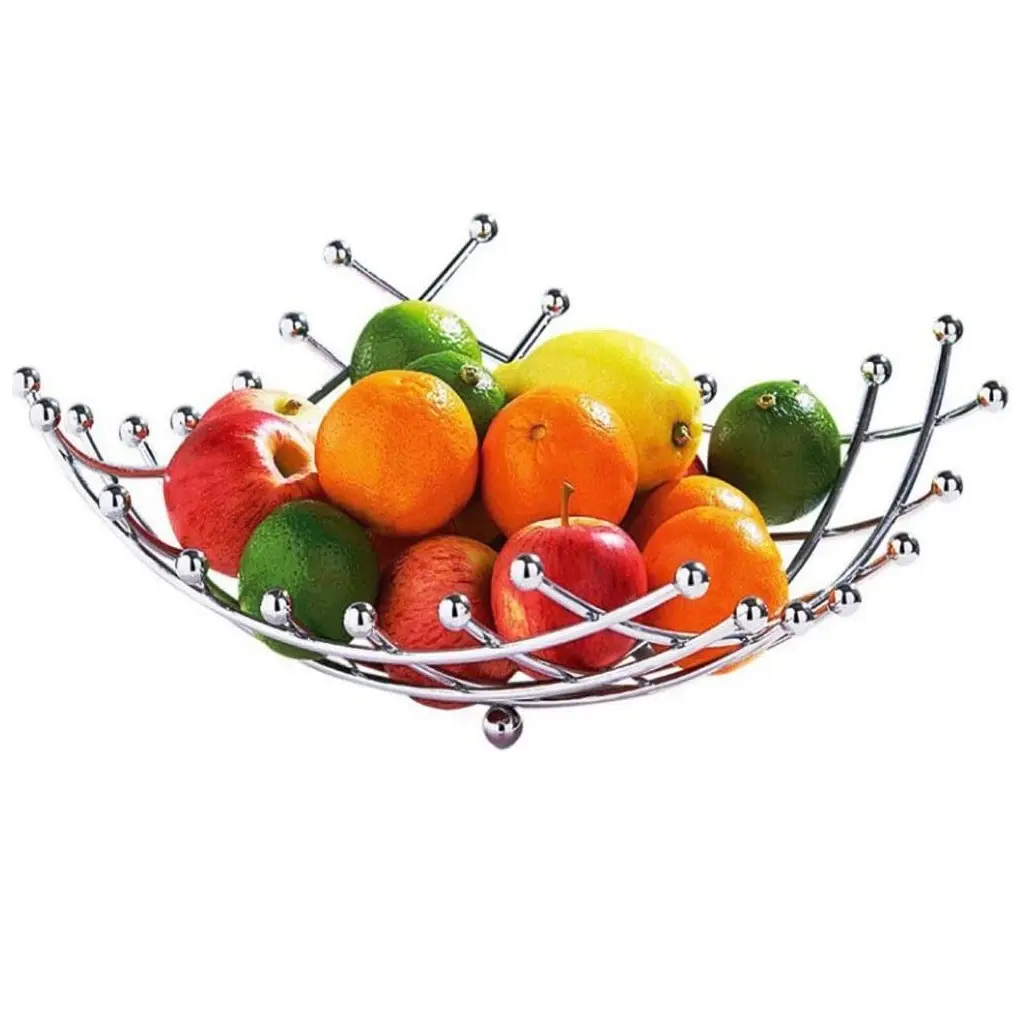 2023 Nova Ideia Best Selling Household Items Cozinha Acessórios Fabricante Mingtang Luxury Metal Fruit Bowl