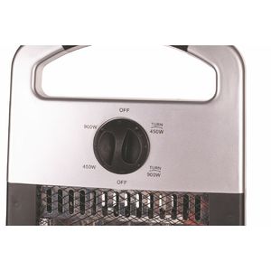 Calentador Eléctrico con Elementos de Fibra de Carbono 29x24x62 Cm Bajo Consumo Unidad de Calefacción de 2 Elementos - Product Image 3