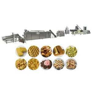 Hongqiang Granen Bulking Gierst Puffend Machine Chocolade Kern Vullen Loempia Wafer Maïs Snack Bar Machine