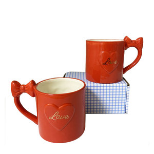 Gốm <span class=keywords><strong>Mug</strong></span> với <span class=keywords><strong>Ribbon</strong></span> xử lý 15OZ gốm cốc cà phê koffie ly biểu tượng tùy chỉnh handmade chén gốm Bắc Âu - Product Image 3