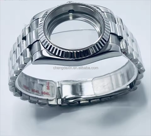 Boîtier de montre en acier inoxydable 904L de 36 mm, 40 mm pour mouvements automatiques NH35 NH36, bracelet de style Président, verre saphir - Product Image 6