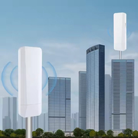Pont Ethernet Sans Fil, Pack de 2 Ponts Sans Fil Longue Portée 2.4G IP65 Étanche, Répéteur WiFi