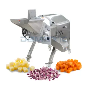 2000-3000 kg/saat yüksek üretim çok fonksiyonlu kök sebze meyve Dicing makinesi