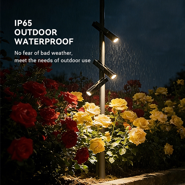 High Brightness Anti-glare 3 Head LED Spotlight Outdoor Decorative Landscape Lighting IP65 Waterproof 5-Year Warranty Spotlight