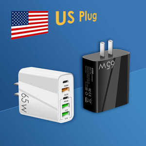 Alta calidad Universal 65W 5 Puerto USB 2 Usb C enchufe de pared rápido con Reino Unido UE EE. UU. Enchufe QC3.0 tipo C cargador de pared para <span class=keywords><strong>Iphone</strong></span> - Product Image 5