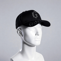 Casquette 5 panneaux de haute qualité, broderie complète, logo personnalisé, casquettes G5, casquettes de baseball tendance avec strass, gorras de luxe unisexe