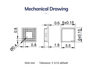 Me54bs61 nrf54l15 cho Bluetooth Le 6.0 lưới mô-đun máy phát 30 GPIO 2.4 GHz giao thức 1.5Mb flash hỗ trợ không dây RF - Product Image 5