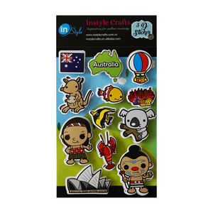 สติกเกอร์3D สำหรับเด็กแบบใช้ซ้ำได้ลายการ์ตูนสติกเกอร์ DIY กันน้ำของเล่นเด็ก - Product Image 2