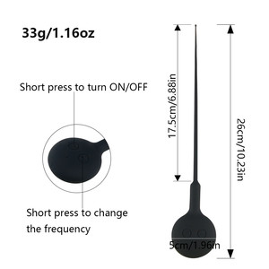 Jouets sexuels masculins pour hommes, vibrateur uréthraux à 7 fréquence, rotateur de son, masturbateur de son, prises pénis - Product Image 2