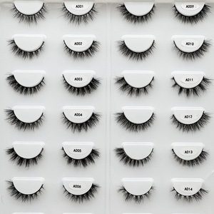 3D Mink False Eyelashes Manufacturer Free <strong>Lash</strong> Samples with Private Label Mink Eyelashes And <strong>Half</strong> <strong>Lashes</strong> - Product Image 3