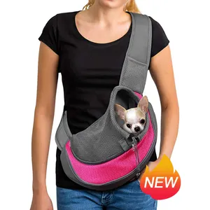 Grande Capacidade À Prova D' Água Saco de Cocô de Cachorro Pet Sling Transportadora Sling Transportadora para Cães Gatos para Ao Ar Livre para Mulheres Dos Homens