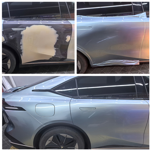 Цветная черная пленка TPU с эффектом изменения цвета, глянцевая, под черное пианино, для оклейки авто, 7.5mil, самовосстанавливающаяся, с защитой от царапин, для мокрой и сухой установки - Product Image 3