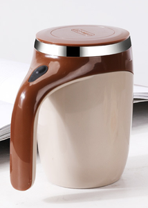 Tasse en acier inoxydable 304 Café <span class=keywords><strong>paresseux</strong></span> Tasse à lait électrique rotative magnétique - Product Image 2