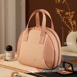 Nouvelle conception de trousse de toilette portable, étanche, pochette de voyage pour cosmétiques, fermeture éclair en PU, organisateur de rouge à lèvres et de maquillage - Product Image 6