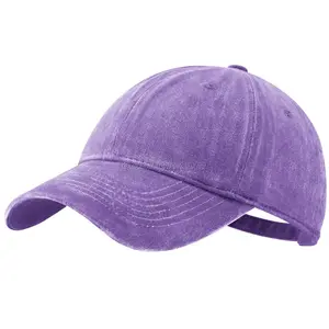 ヴィンテージブランクウォッシュドキャップユーズド加工野球帽女性と男性のためのユニセックス調節可能なお父さんの帽子は印刷や刺embroideryができます