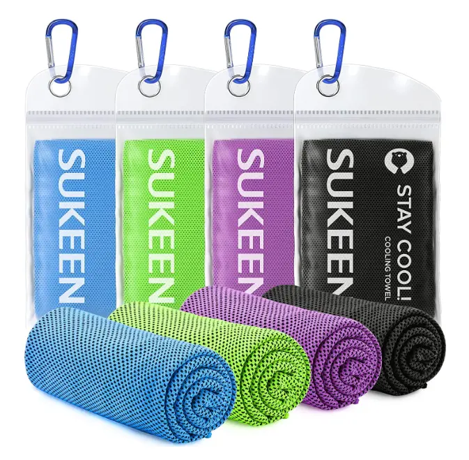 Soft Breath able Chilly Towel Yoga,Sport, Laufen, Fitness studio, Training, Camping,Fitness, Training und weitere Aktivitäten