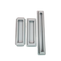 Grille d'aération plate encastrée en métal pour cloisons sèches, pour le refroidissement des centres de données